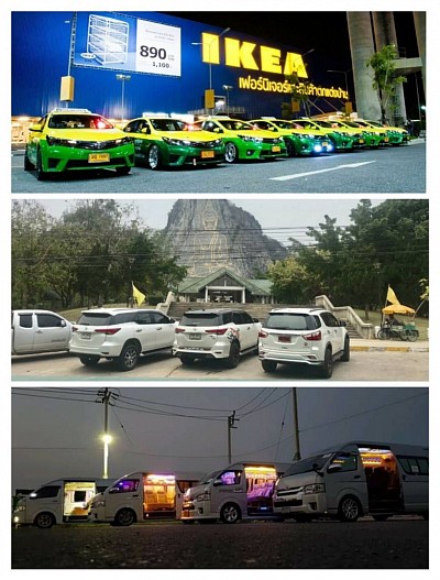 Taxi, SUV private limousine รถตู้